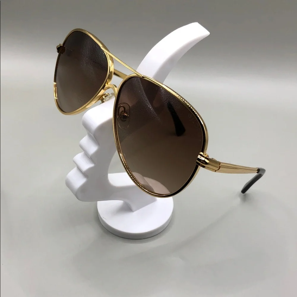 Wildfox Airfox 2 Gold Frame Aviator Sunglasses